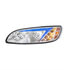 34853 by UNITED PACIFIC - Headlight Assembly - Driver Side, Chrome, LED, with Color Changing Position Light Bar