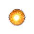 35009 by UNITED PACIFIC - Marker Light - Amber Lens, LED, Stainless Steel Bezel, Watermelon Style