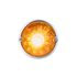35010 by UNITED PACIFIC - Marker Light - Amber LED, Dark Amber Lens, Stainless Steel Bezel, Watermelon Style
