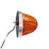 35010 by UNITED PACIFIC - Marker Light - Amber LED, Dark Amber Lens, Stainless Steel Bezel, Watermelon Style