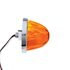 35014 by UNITED PACIFIC - Marker Light - (2) Amber LED, Amber Lens, Stainless Steel Bezel, Watermelon Style