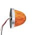 35028 by UNITED PACIFIC - Marker Light - (4) Amber LED, Amber Lens, Stainless Steel Bezel, Watermelon Style