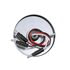 35031 by UNITED PACIFIC - Marker Light - (4) Amber LED, Clear Lens, Stainless Steel Bezel, Watermelon Style