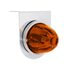 35052 by UNITED PACIFIC - Marker Light - Amber LED, Dark Amber Lens, Stainless Steel Bracket, Watermelon Style