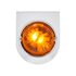 35052 by UNITED PACIFIC - Marker Light - Amber LED, Dark Amber Lens, Stainless Steel Bracket, Watermelon Style