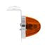 35052 by UNITED PACIFIC - Marker Light - Amber LED, Dark Amber Lens, Stainless Steel Bracket, Watermelon Style