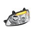 35719 by UNITED PACIFIC - Headlight - Left Side, Full LED, Chrome Housing, fits 2008-2017 Kenworth T660