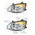 35719 by UNITED PACIFIC - Headlight - Left Side, Full LED, Chrome Housing, fits 2008-2017 Kenworth T660