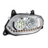 35733 by UNITED PACIFIC - Headlight - L/H, Chrome, 17 LED, for 2018-2023 International LT Trucks