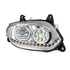 35734 by UNITED PACIFIC - Headlight - R/H, Chrome, 17 LED, for 2018-2023 International LT Trucks