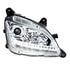 35780 by UNITED PACIFIC - Projection Headlight Assembly - RH, Chrome Housing, High/Low Beam, H7 Bulb, with LED Signal (Sequential) and LED Position Light