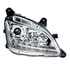 35780 by UNITED PACIFIC - Projection Headlight Assembly - RH, Chrome Housing, High/Low Beam, H7 Bulb, with LED Signal (Sequential) and LED Position Light