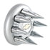 10351B by UNITED PACIFIC - Wheel Lug Nut Cover Set - Chrome, Super Spike Pickup