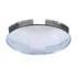 20118 by UNITED PACIFIC - Axle Hub Cap - Front, 4 Even Notched, Stainless Steel, Dome Style, 1" Lip