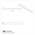 20600 by UNITED PACIFIC - Exterior Door Handle Trim - Door Handle Insert, for Freightliner