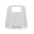 21731B by UNITED PACIFIC - Transmission Shift Lever Plate Base Cover - Bulk, Stainless Steel, for Peterbilt Extended Hood