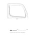 29135 by UNITED PACIFIC - Door Window Shadow - Stainless, for Peterbilt 567/579 and Kenworth T680/T880