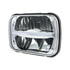 31120 by UNITED PACIFIC - Headlight - 7 High Power, LED, RH/LH, 5 x 7", Rectangle, Chrome Housing, High/Low Beam, with LED Light Bar and Reinforced Aluminum Reflector