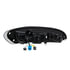35810 by UNITED PACIFIC - Projection Headlight Assembly - LH, Black Housing, High/Low Beam, H11/HB3 Bulb, with Amber 6 LED Signal Light, White LED Position Light and LED Side Marker, Back Cover Included