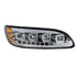 35842 by UNITED PACIFIC - Headlight - Chrome, Quad-LED, with LED Directional & Sequential Signal, Passenger Side, for 2005-2015 Peterbilt 386