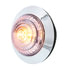 36037 by UNITED PACIFIC - Clearance/Marker Light - 1.25 in., Round, 6 Amber LEDs, Clear Lens, Dual Function