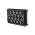 36449 by UNITED PACIFIC - Headlight - 18 High Power LED, RH/LH, 5 x 7" Rectangle, Black Housing, High/Low Beam, with Bright White 10 LED Position Light Bar