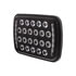 36450 by UNITED PACIFIC - Headlight - 22 High Power, LED, RH/LH, 5 x 7" Rectangle, Black Housing, High/Low Beam, with Bright White 12 LED Position Light Bar