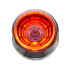 36577 by UNITED PACIFIC - Clearance/Marker Light - 4 LED, 2" Round, Abyss Lens Design, with Plastic Housing, Red LED/Clear Lens