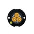 36681B by UNITED PACIFIC - Multi-Purpose Warning Light - 3 High Power LED Mini Warning Light, Amber LED