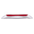 36816 by UNITED PACIFIC - Clearance/Marker Light - 4 LED LightTrack, Red LED/Red Lens, With Chrome Bezel