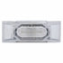 36896 by UNITED PACIFIC - Clearance/Marker Light, with Chrome Bezel, 16 LED, Reflector, Red LED,/Clear Lens