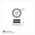 37156B by UNITED PACIFIC - Beacon Light - 12 High Power LED, Permanent Mount