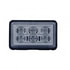 37158B by UNITED PACIFIC - Multi-Purpose Warning Light - 6 High Power LED Rectangular Warning Light, with Bracket, Amber LED