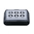 37163B by UNITED PACIFIC - Multi-Purpose Warning Light - 6 High Power LED Rectangular Warning Light, Blue LED