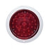 38062 by UNITED PACIFIC - Brake/Tail/Turn Signal Light - 40 LED Deep Dish 4", Red LED/Red Lens