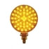 38113 by UNITED PACIFIC - Double Face Turn Signal Light - 88 LED, Amber & Red LED/Amber & Red Lens