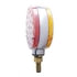 38123 by UNITED PACIFIC - Double Face Turn Signal Light - 42 LED, Amber & Red LED/Clear Lens