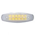 38307 by UNITED PACIFIC - Clearance Light - Reflector Rectangular Light with Bezel, 12 LED, Amber LED/Clear Lens