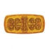 38314 by UNITED PACIFIC - Clearance/Marker Light, Amber LED/Amber Lens, Rectangle Design, with Reflector, 14 LED