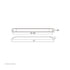 38464 by UNITED PACIFIC - Turn Signal Light - 11 LED 17" Turn Signal Light Bar Only, Amber LED/Clear Lens