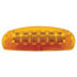 38620B by UNITED PACIFIC - 12-LED Single Function Reflector Rectangular Clearance/Marker Light, Amber Len, Bulk