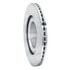 631-26007L by DYNAMIC FRICTION COMPANY - Brake Rotor - Drilled and Slotted - Silver