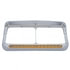 32500 by UNITED PACIFIC - Headlight Bezel - LH, Sequential, LED, Rectangular, Dual, with Visor, Amber LED/Amber Lens