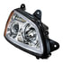 32780 by UNITED PACIFIC - Projection Headlight Assembly - RH, Chrome Housing, High/Low Beam, H7/HB3 Bulb, with Amber LED Signal/Parking Light and White LED Position Light Bar