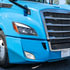 32833 by UNITED PACIFIC - Fog Light - 34 LED, Chrome, with LED Light Bar, Passenger Side, for 2018-2023 Freightliner Cascadia