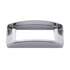 34063 by UNITED PACIFIC - Light Bezel - Chrome, Plastic, Rectangular, with Visor