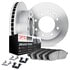 6512-99263 by DYNAMIC FRICTION COMPANY - Brake Rotor with 5000 Brake Pads and Hardware Kit