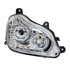 35742 by UNITED PACIFIC - Headlight Assembly - LED, RH, Chrome Housing, High/Low Beam, with 9 LED Amber Signal (Sequential), 100 LED White DRL, 6 LED Side Marker