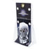 70611 by UNITED PACIFIC - Manual Transmission Shift Knob - Gearshift Knob, Chrome, Skull Head, 13/15/18 Speed, with Adapter