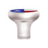 70796 by UNITED PACIFIC - Manual Transmission Shift Knob - Gearshift Knob, Chrome, Thread-On, Texas Flag